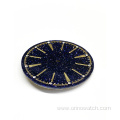 Custom Blue Goldsand stone Watch dial